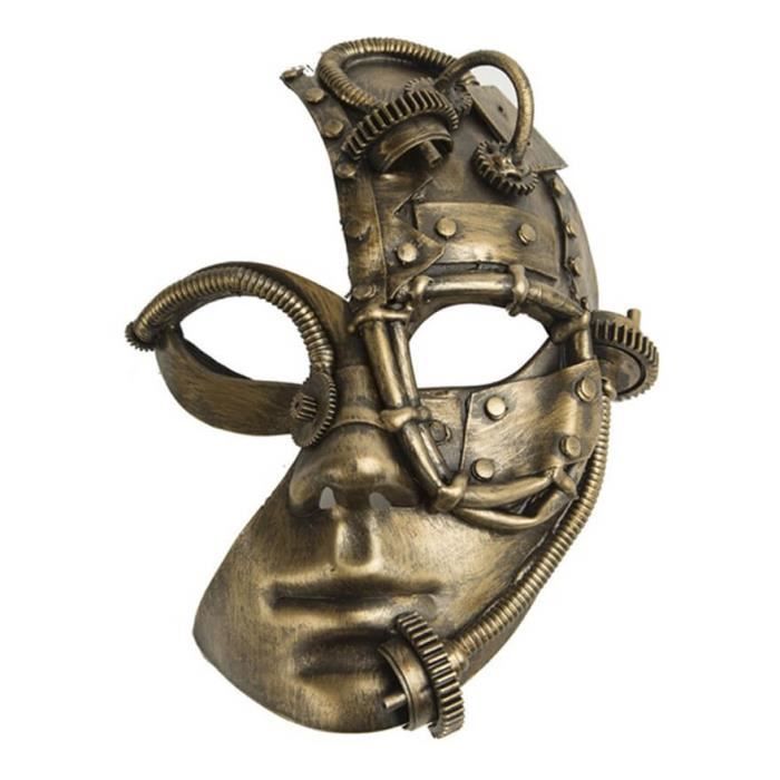 Steampunková maska na obličej - Disfrazzes - Jedna velikost - Vícebarevná