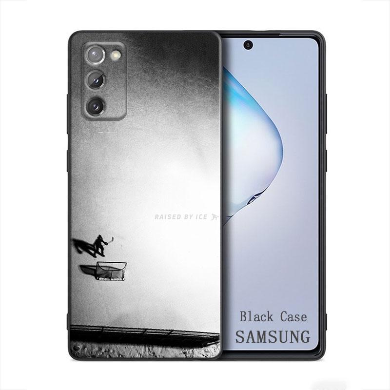 Ice Hockey Pool Sport Samsung Galaxy A91 A73 A72 A71 A53 A52 A7 M62 M22 M30s M31s M33 M52 F23 F41 F42 5G Soft Black Phone Case