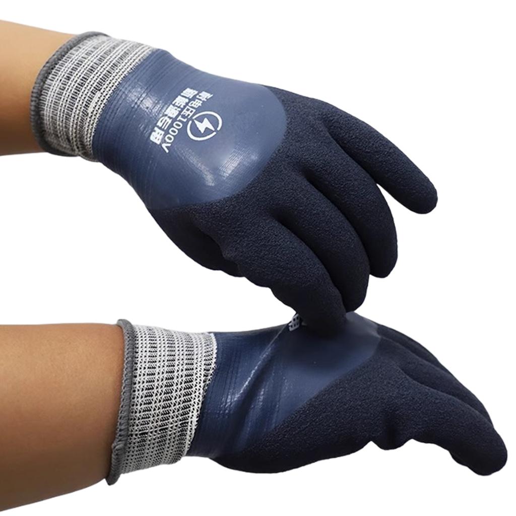 Napěťově odolné elektrikářské rukavice 1000V Elektricky izolované rukavice Gumové izolační rukavice pro elektrikáře pro muže