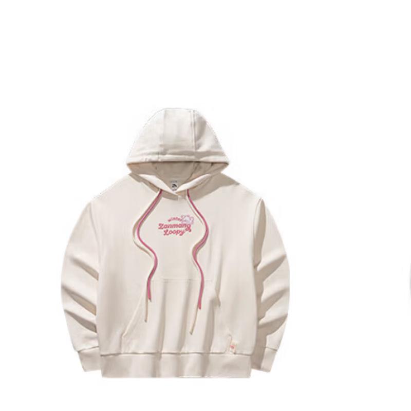 ANTA x ZANMANG LOOPY Women s Casual Hooded Print Sweatshirt XL