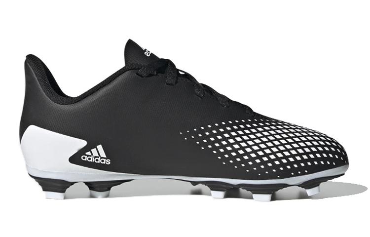 adidas Predator 20.4 20.4 Fxg Game Ready Slip Resistant Abrasion Resistant Low Top Kids' Soccer Shoes Black White Kids' FW9221