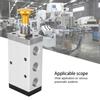 Handventil Zwei Positionen Fünf Wege Tastenventil Aluminiumlegierung G14 Zoll G38 Zoll(4R31010 )