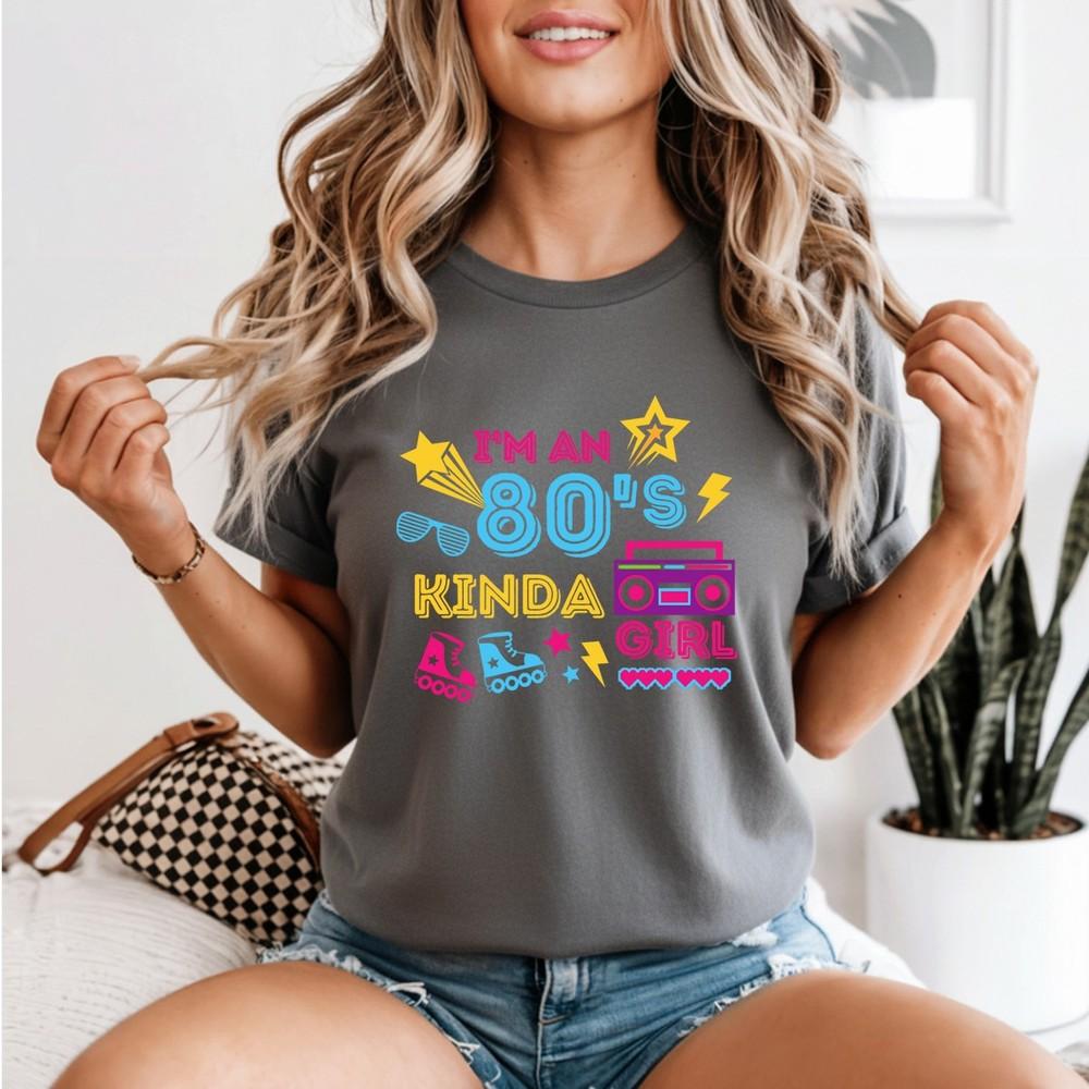 I Love The 80s Unisexs T Shirt Retro Fancy Dress Party Pop Star Tops