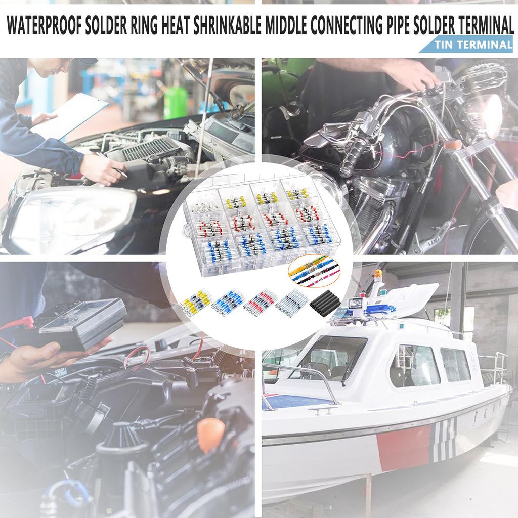 WaterproofSolderRingHeat Shrinkable Middle Tube Solder Terminal-Welded Connector