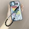 KKBEAD European & American Style Crystal Bead Phone Lanyard