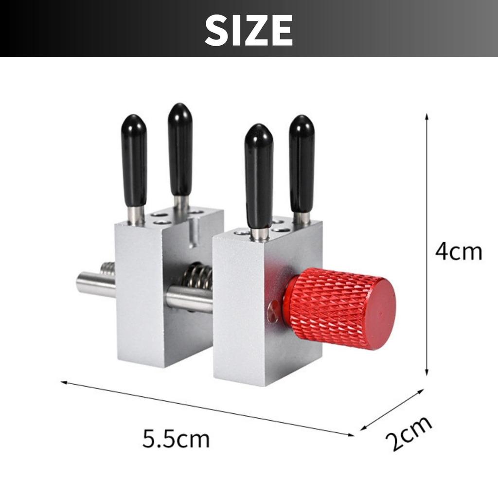 Mini Tabletop Plastic Model Small Model Mini Metal Plastic Model Vise, Tool, Clamp, Workbench, (Red)