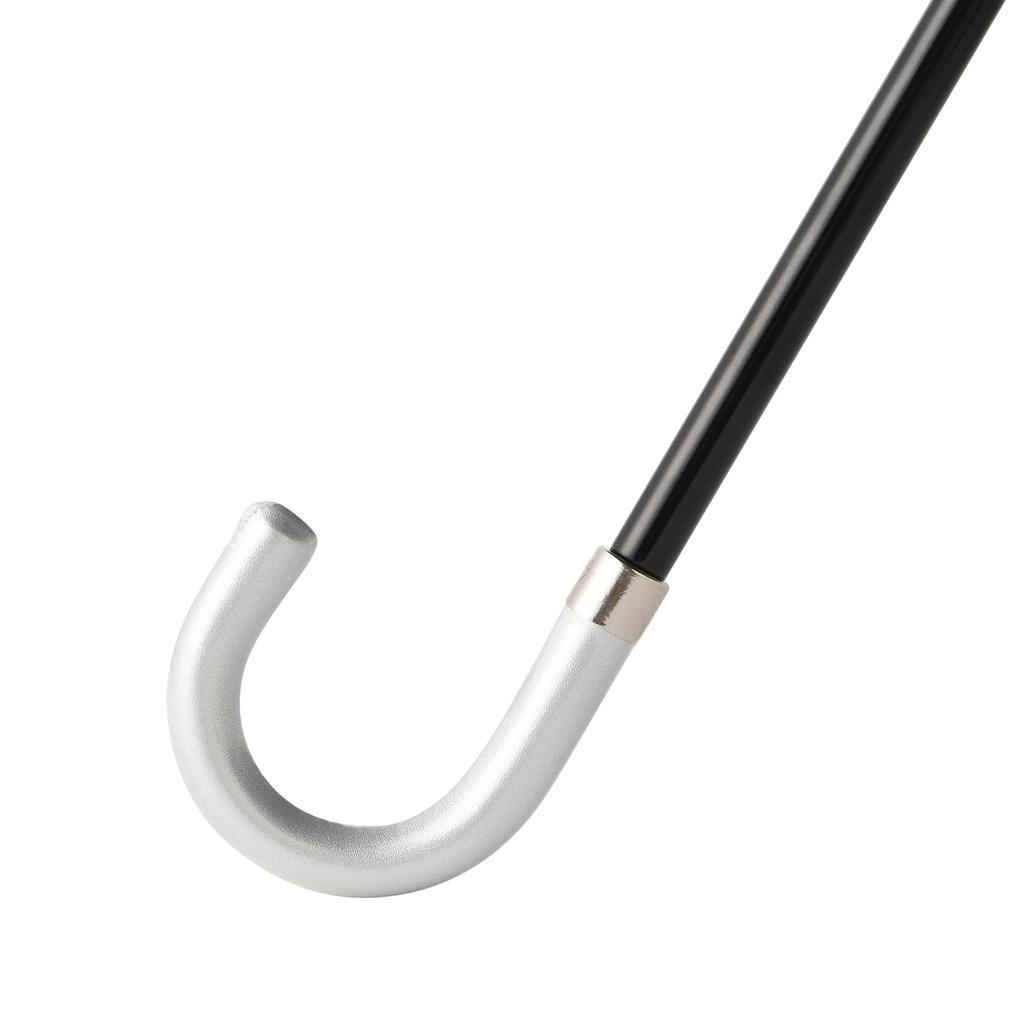 Francfranc Folding Umbrella with Blackout Suitable for Sun and Light UV Suitable for Sun and Rain Ribbon, 50cm, Silver, Rain, 100% Blocking,