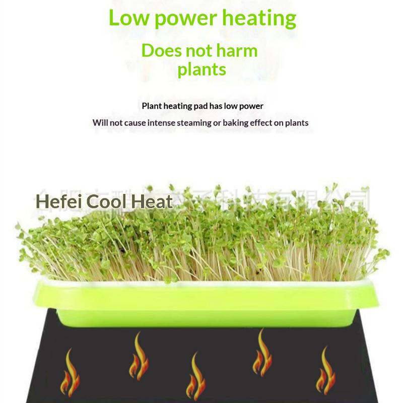 1 Set Pvc Leather Plant Warming Mat Indoor 35-55 Usb Warm Hydroponics Heating Pad For Plants Reptiles 8.5/7.5W Plant Heat Mat