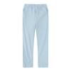 2024 Summer Men's Casual Drawstring Elastic Waist Breathable Solid Color Pants
