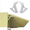 2Pcs 80 Degree Sprung Hinges Cabinet Door Lift Up Stay Flap Top Support Cupboard Kitchen Accessories
