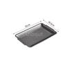 Distressed classical Stainless Steel Retangle Trays Dish Plate BBQ Pans Retro Western Steak Tray Kitchen Tableware Storage Plate