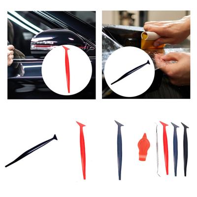 Flexible Plastic Car Vinyl Wrap Trimming Tool Edge Scraper for Professional Vehicle Wrap and Paint Protection