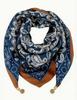Chic Autumn/Winter Silk Scarf with Magnetic Golden Ball Clasp – Korean Style Neck Warmer