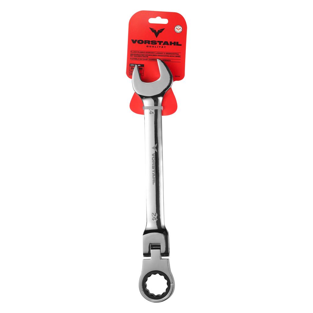 COMBINATION WRENCH WITH RATCHET > 13mm < Vorstahl