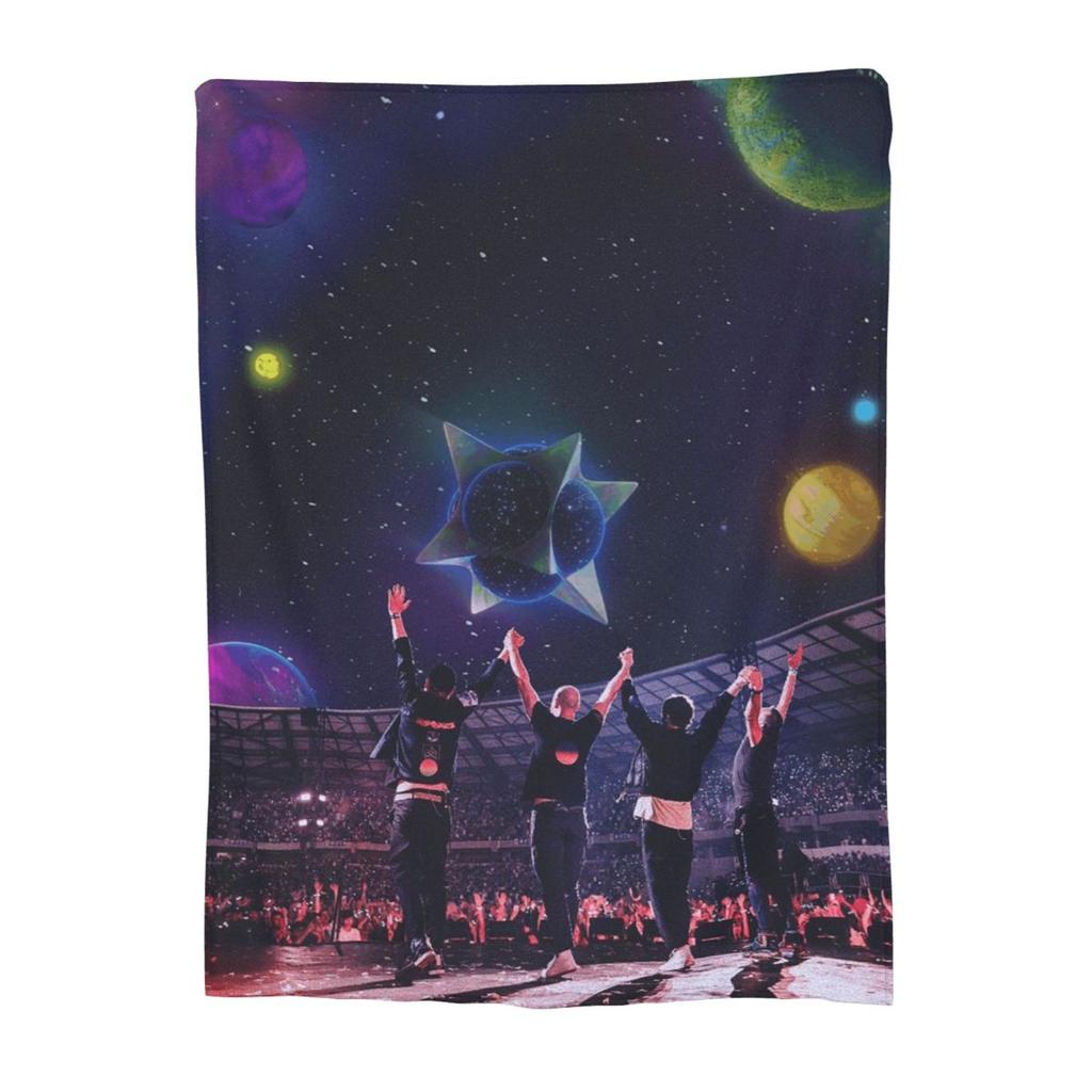 Coldplay Blankets Fleece Sofa Throw Blanket Lightweight Throw Blankets for Home Bedroom Office Throws Bedspread Quilt