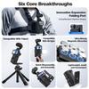 Foldable Magnetic Mount Expansion Adapter Holder for DJI Osmo Pocket 4 Cycling/V-log/Tabletop