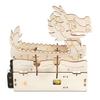 Electric Wooden Dragon Boat Assembly Set Children Science Toys Education
