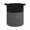 Breathable Cotton Rope Hamper Basket With Supportive Handles Large Capacity Storage Container For Clothes