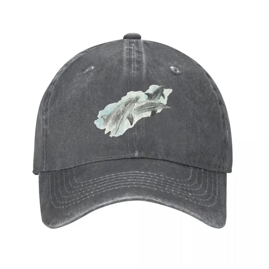 Bottlenose Dolphin Group Baseball Cap Streetwear Caps Cap MenS WomenS