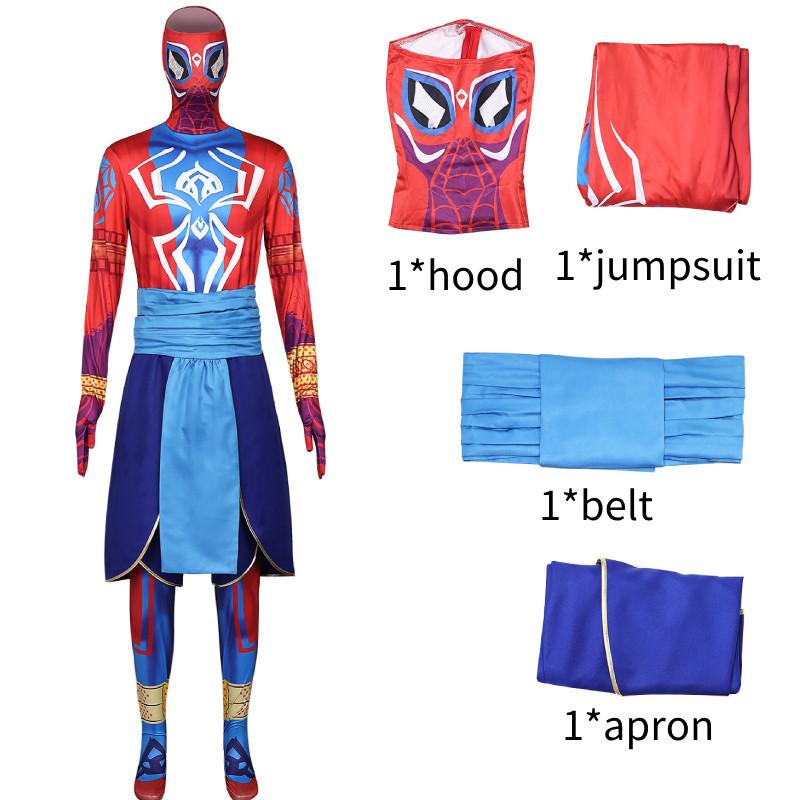 High-quality Spider Man Across The Spider Verse Indian Cosplay Costume For Ultimate Role Play S