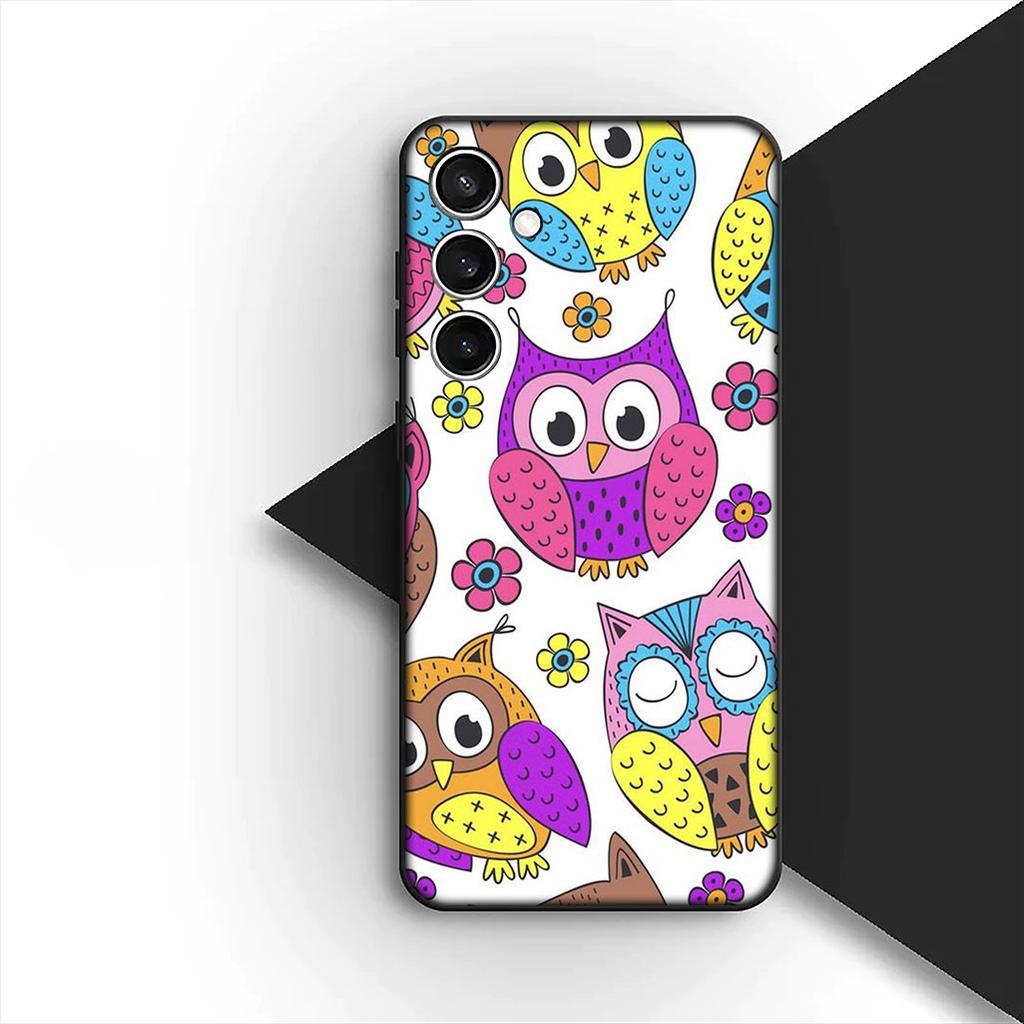 Soft Cover for Apple iPhone 12 13 Pro Max Mini ProMax X XR Air 12Pro 13Pro Casing Phone Case Wallpaper Owl Bird