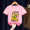2026 Summer Disney Print Children's T-Shirt Fashion Short Sleeve Casual Shirt