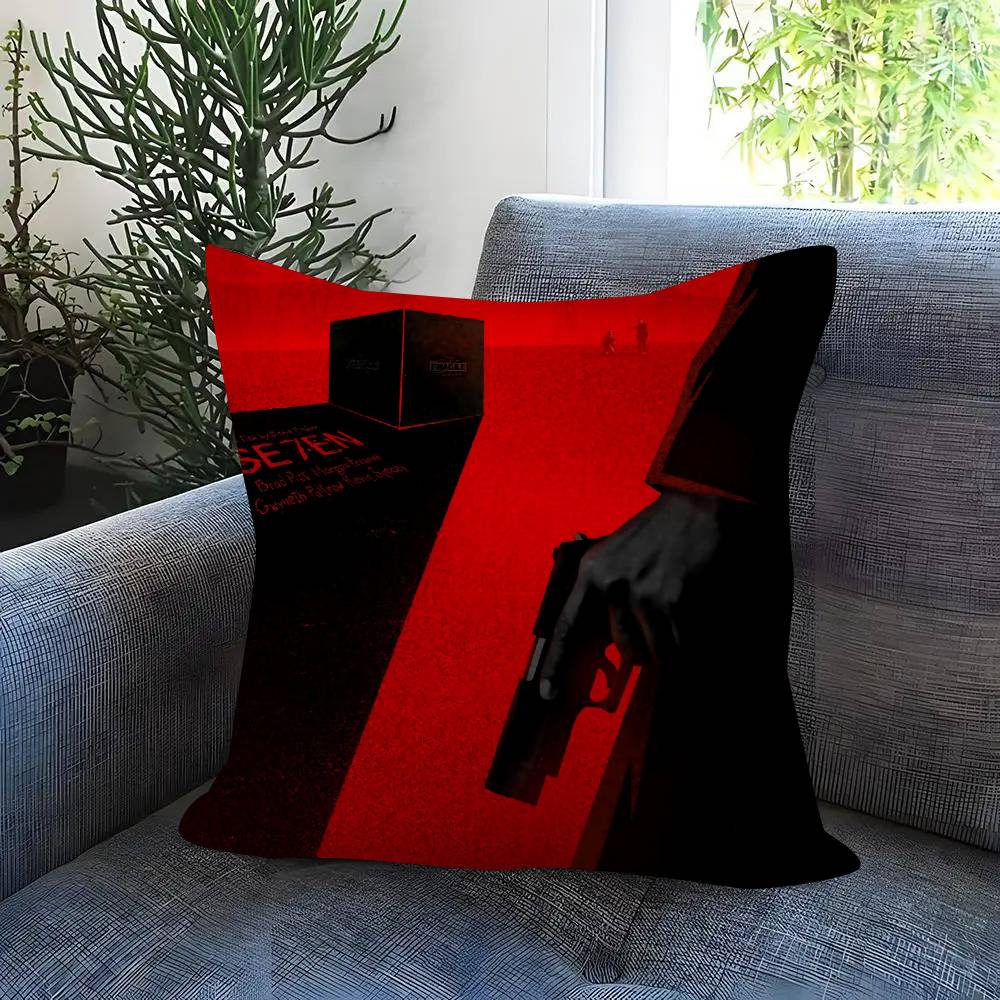 Seven Se7En Movie Classic Cushion Cover Pillowcase Upholstery Sofa Throw Pillow Home Decor Pillowcas