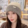 Wool Hat Women's Autumn and Winter Big Head Circumference Thickened Warm Ear Protection Hat Knitted New