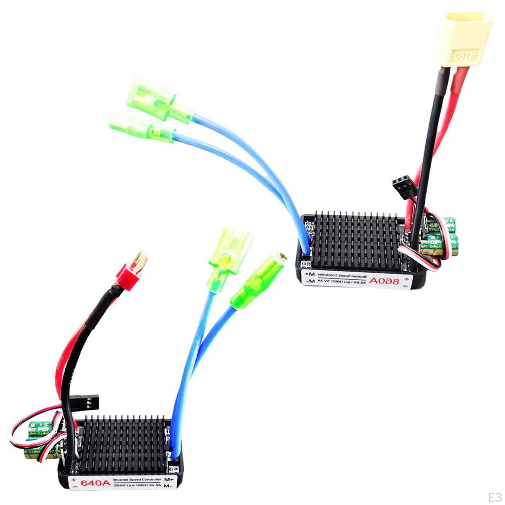 12A Waterproof Brushed Motor ESC for RC Boat Spare Parts