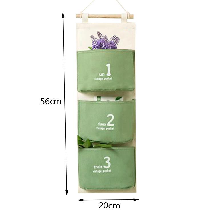 Wen'er Wandmontierte Mehrschichtige Hängeaufbewahrungstasche für Studentenwohnheime