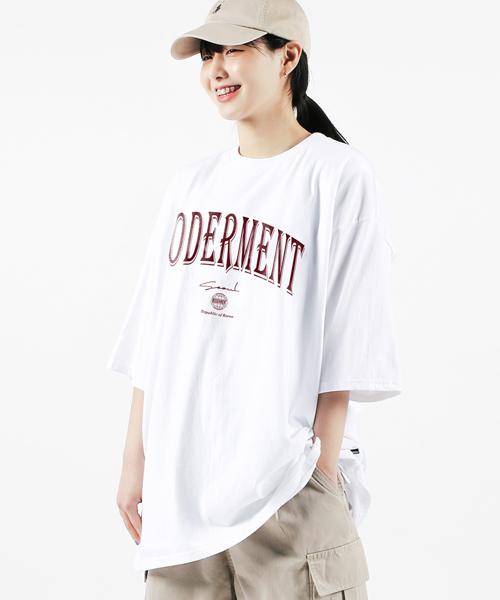 Modernoment [2Pack] Arch Logo Oversized Short Sleeve T-Shirt_4 Colors