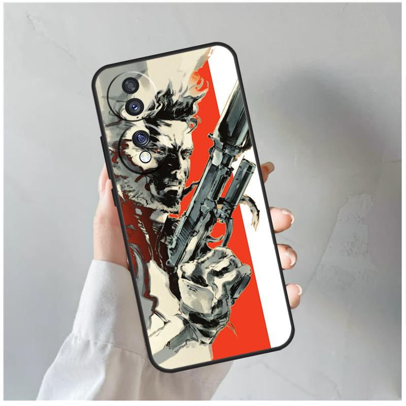 Metal Gear Solid Case For Honor Magic 6 Pro 50 70 90 Lite Magic 5 Pro X7 X8 X9 X6a X7a X8a X9a X8b X9b Cover