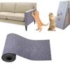 Self-Adhesive Cat Scratch Mat & Wall Protector with Teaser