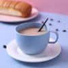 with Handle Reusable Kitchen Supplies Flat Bottom Drinkware Wheat Straw Cup Coffee Mug Drinking Cup