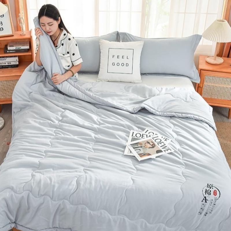 Spring - Summer Lightweight Cooling Quilt: Single - Size Air - Conditioned Comforter Core,Great for Summer Overnights