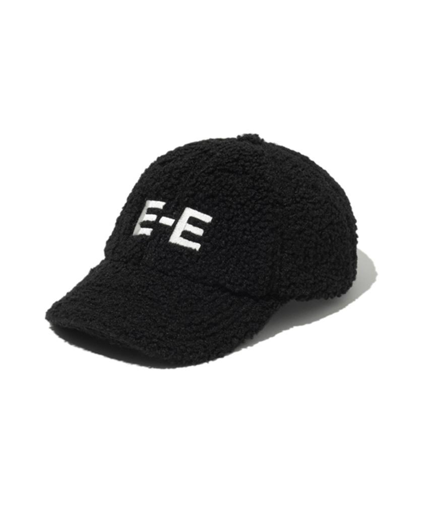 ERER Baseballkappe mit Stickerei Schwarz