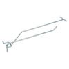 Single Hanger with Arm for EURO Mega-M Perforated Price Tag L-20cm Fi4 Zinc N