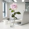 Real Touch Artificial Rose Flower Handmade Faux Rose Branch Simulation Big Rose  Teacher's Day