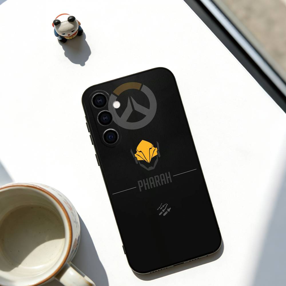 G-Game O-Overwatch Phone Case For Samsung Galaxy A73,A72,A71,A70,A53,A52,A51,Others Soft Black Cover Samsung a40