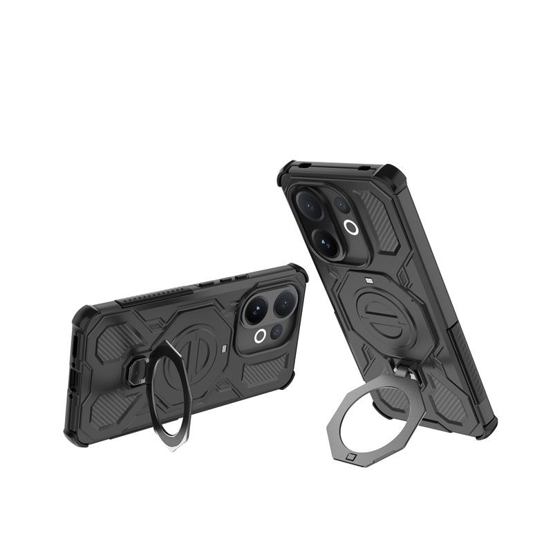 Applicable VIVO V60 Mobile Phone Case 360 Rotating Bracket Vivo V60 Armor Anti-drop Protective Cover