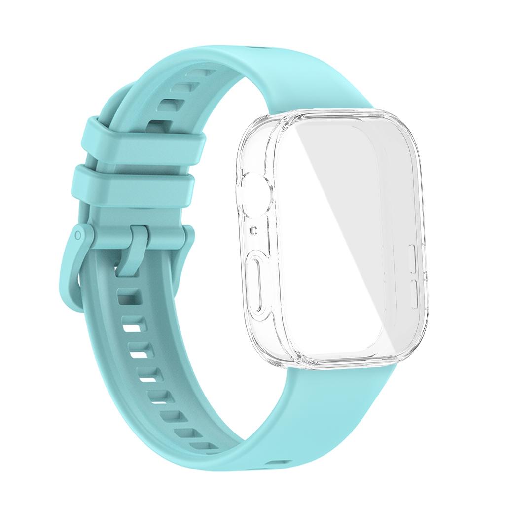 Für Huawei Watch Fit 3 Armband Weiches Silikon Sportuhrband + TPU Weiche Hülle Atmungsaktives Smartwatch Armband Für Huawei Fit3 Correa