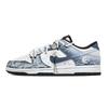 Dunk Horse Step Floating Light Rutschfest Abriebfest Niedrig geschnitten Skateboard Schuhe Unisex Schwarz Blau HF5441-100(Team773-)