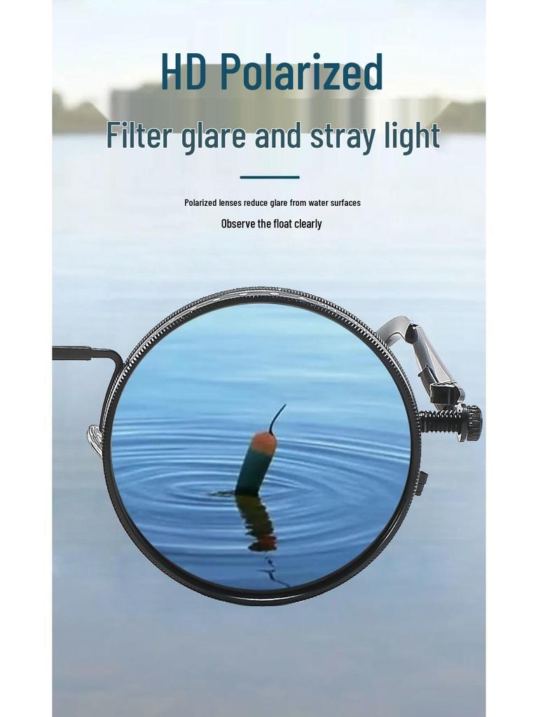 9-Stop Adjustable ND Filter Sunglasses: Polarized for Fishing, Driving & Style