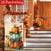 2D Flat - 2D Flat Thanksgiving Welcome Autumn Pumpkin Garden Flag 3 (5) Outdoor Garden Flag Double-Sided Home Decoration Courtyard Decoration Outdoor