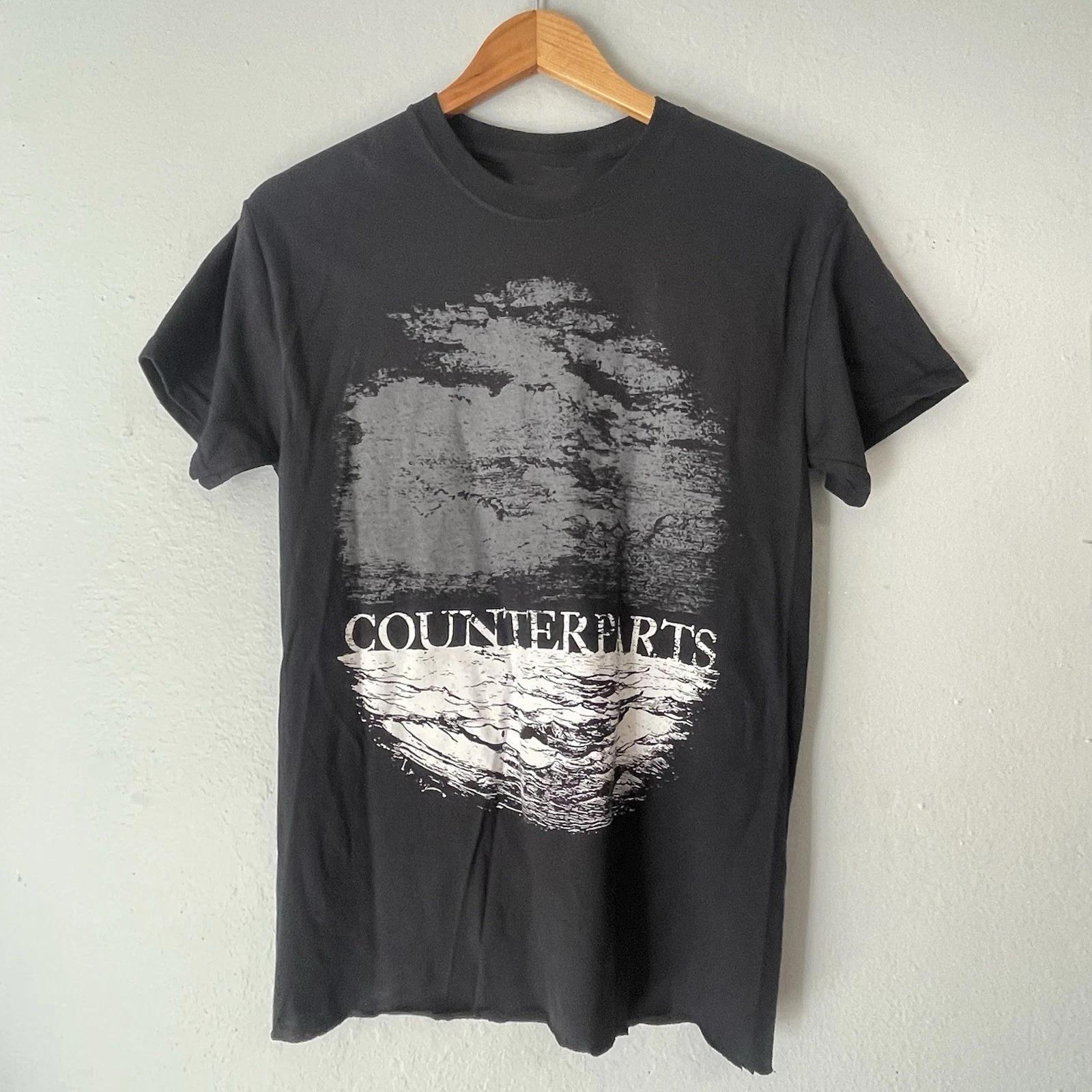 HOT! Counterparts Band Black Cotton Shirt Full size S-5XL HL791 XS