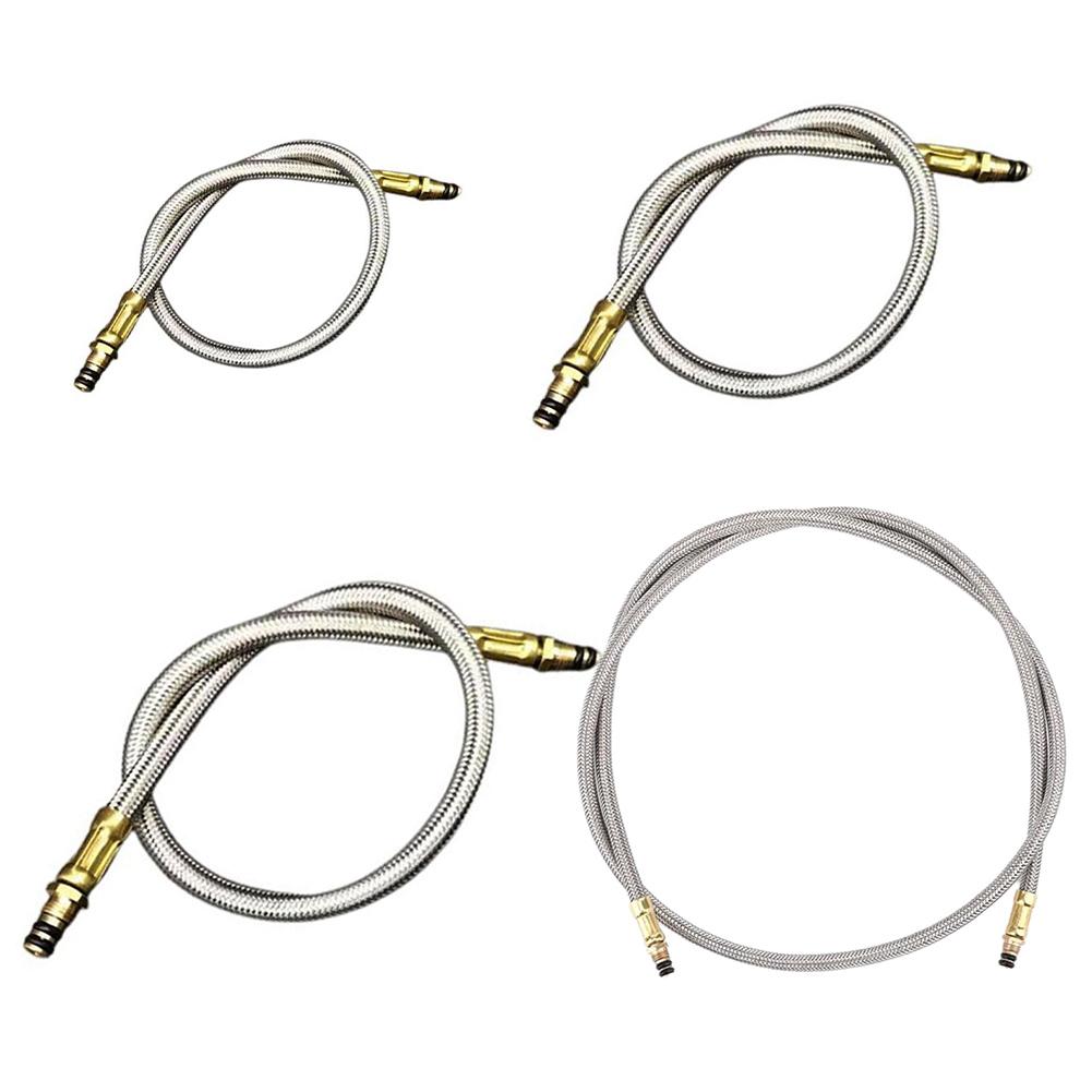 Leichter Edelstahl-Gasschlauch 35cm 50cm Campingkocher Zubehör