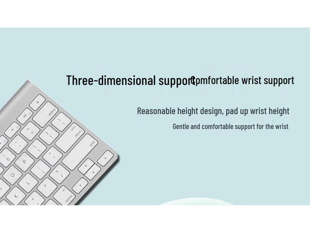 3D Memory Foam Non-Slip Wrist Support Mouse Pad for Office & Gaming