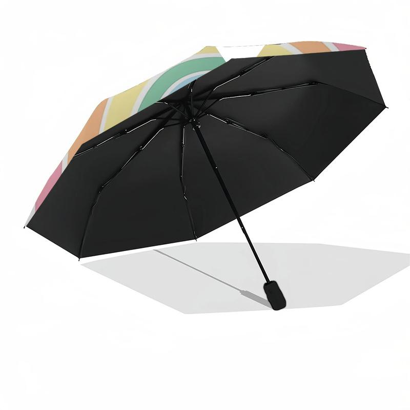 Reiseregenschirm mit Capybara-Motiv - 8 Rippen, Automatisches Öffnen und Schließen, Tragbares faltbares Design, Kompakter und stilvoller Schirm für unterwegs