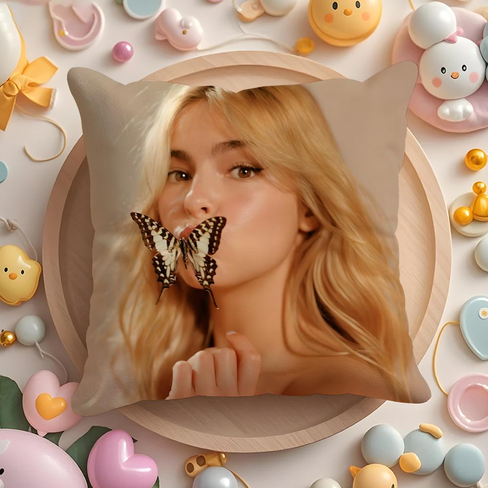 Singer A-Addison Rae Cushion Cover Home & Car Multi-Scene Pillow Cover - Reversible, Soft & Durable for Daily Use