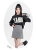 Women's High-Waisted Gray Polka Dot Woolen Half-Skirt - Slimming, Thickened, Petite Fit for Autumn/Winter 2025